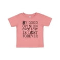thumbnail image 1 of Inktastic Jane Austen Good Opinion Quote Girls Baby T-Shirt, 1 of 5
