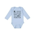 thumbnail image 1 of Inktastic Jane Austen Good Opinion Quote Girls Long Sleeve Baby Bodysuit, 1 of 5