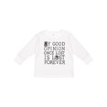 thumbnail image 1 of Inktastic Jane Austen Good Opinion Quote Girls Long Sleeve Toddler T-Shirt, 1 of 5