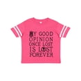 thumbnail image 1 of Inktastic Jane Austen Good Opinion Quote Girls Toddler T-Shirt, 1 of 5