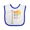 thumbnail image 1 of Inktastic Japanese Carp Fish Flags Boys or Girls Baby Bib, 1 of 4