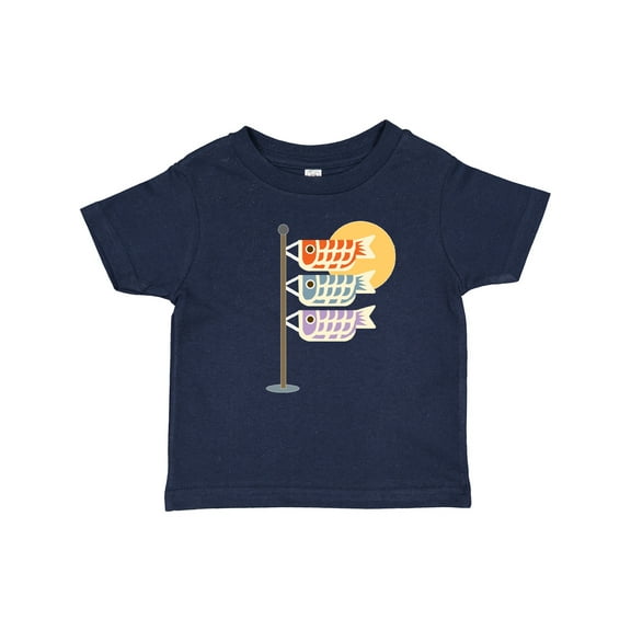 Inktastic Japanese Carp Fish Flags Boys or Girls Baby T-Shirt