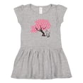thumbnail image 1 of Inktastic Japanese Cherry Tree Kitty Cat Girls Baby Dress, 1 of 5