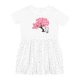 thumbnail image 1 of Inktastic Japanese Cherry Tree Kitty Cat Girls Toddler Dress, 1 of 5