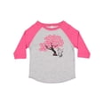 thumbnail image 1 of Inktastic Japanese Cherry Tree Kitty Cat Girls Toddler T-Shirt, 1 of 5