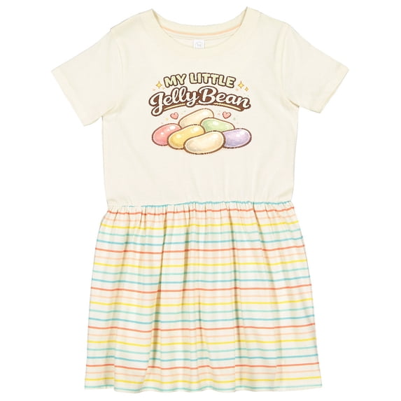 Inktastic Jelly Bean Easter Girls Toddler Dress