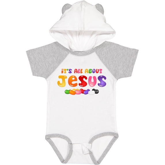 Inktastic Jelly Bean Jesus Boys or Girls Baby Bodysuit
