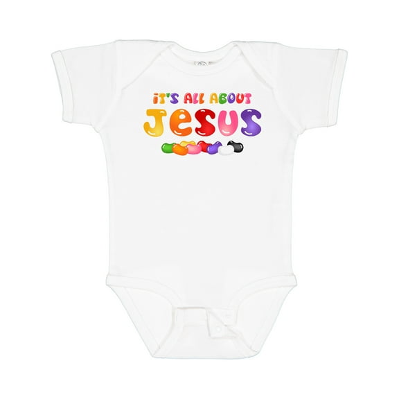 Inktastic Jelly Bean Jesus Boys or Girls Baby Bodysuit