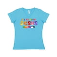 thumbnail image 1 of Inktastic Jelly Bean Jesus Women's V-Neck T-Shirt, 1 of 5