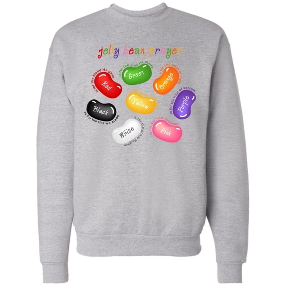 Inktastic Jelly Bean Prayer Adult Sweatshirt