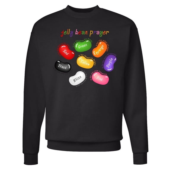 Inktastic Jelly Bean Prayer Adult Sweatshirt