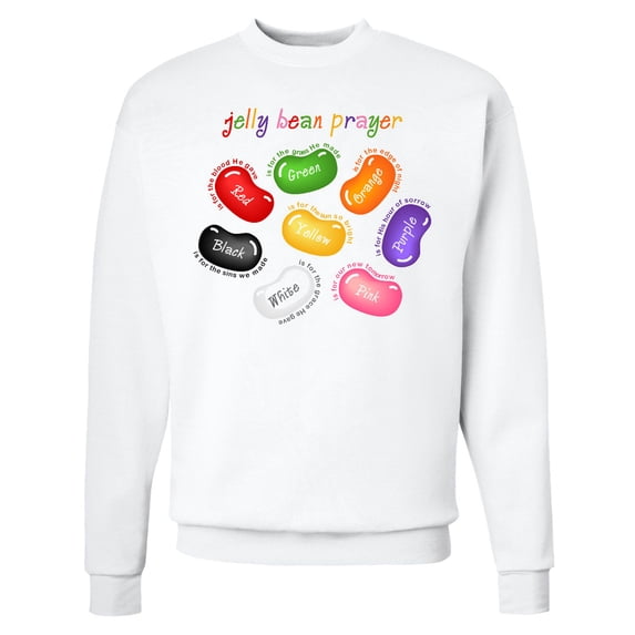 Inktastic Jelly Bean Prayer Adult Sweatshirt