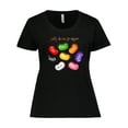 thumbnail image 1 of Inktastic Jelly Bean Prayer Women's Plus Size T-Shirt, 1 of 5