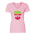 thumbnail image 1 of Inktastic Jelly Costume Women's V-Neck T-Shirt, 1 of 5