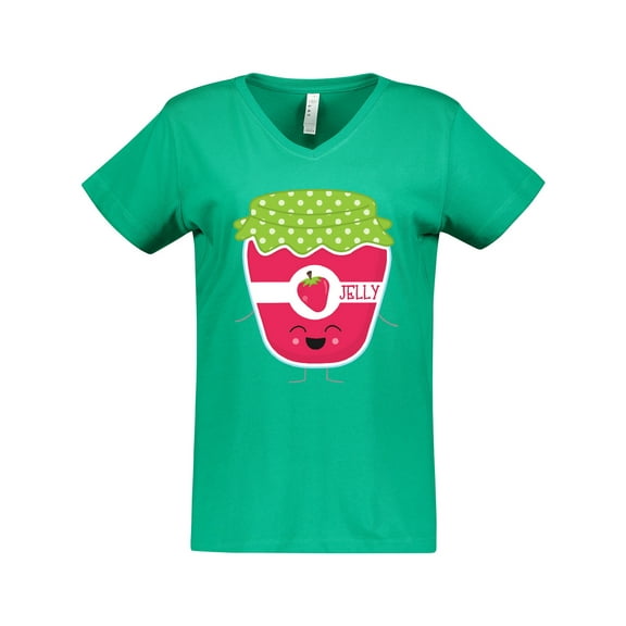 Inktastic Jelly Costume Women's V-Neck T-Shirt