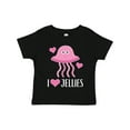 thumbnail image 1 of Inktastic Jellyfish Pink Ocean Creature Girls Toddler T-Shirt, 1 of 5