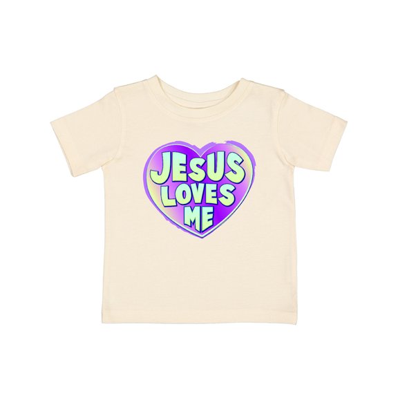 Inktastic Jesus Loves Me Boys or Girls Baby T-Shirt
