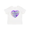 thumbnail image 1 of Inktastic Jesus Loves Me Boys or Girls Baby T-Shirt, 1 of 5