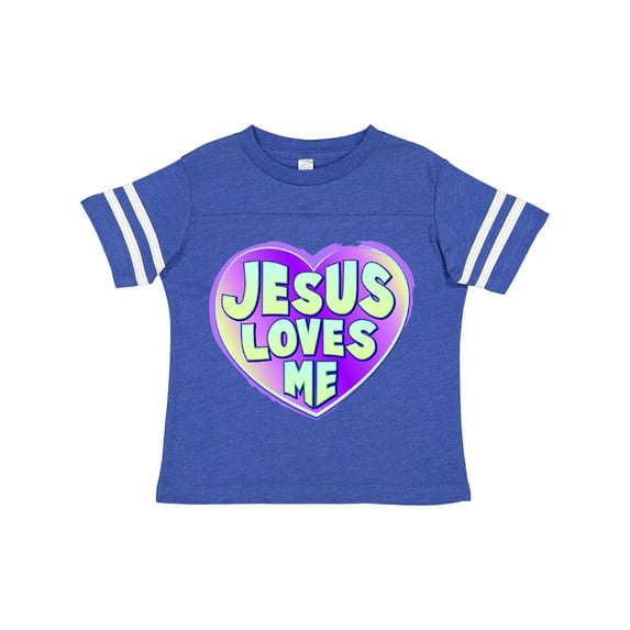 Inktastic Jesus Loves Me Boys or Girls Toddler T-Shirt