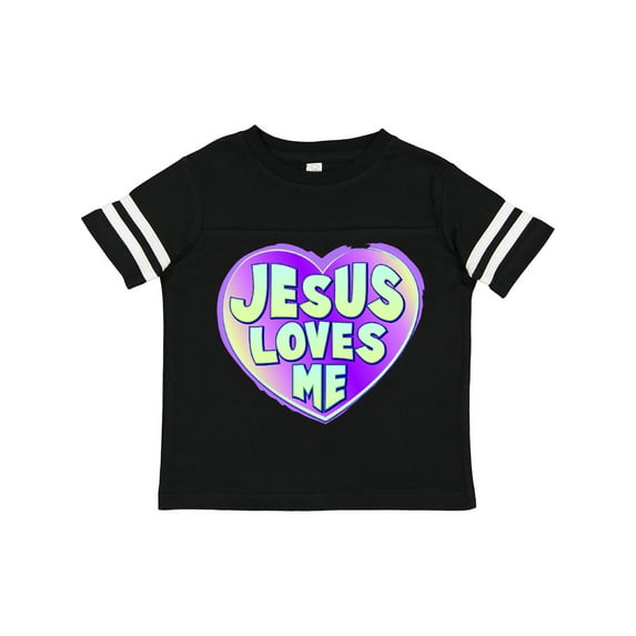 Inktastic Jesus Loves Me Boys or Girls Toddler T-Shirt