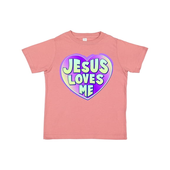 Inktastic Jesus Loves Me Boys or Girls Toddler T-Shirt