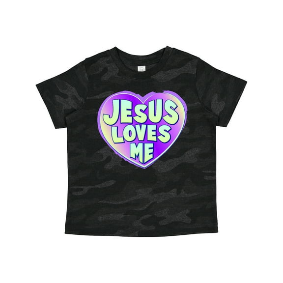 Inktastic Jesus Loves Me Boys or Girls Toddler T-Shirt