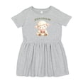 thumbnail image 1 of Inktastic Jesus Loves Me Lamb Girls Toddler Dress, 1 of 5