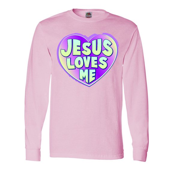 Inktastic Jesus Loves Me Long Sleeve T-Shirt