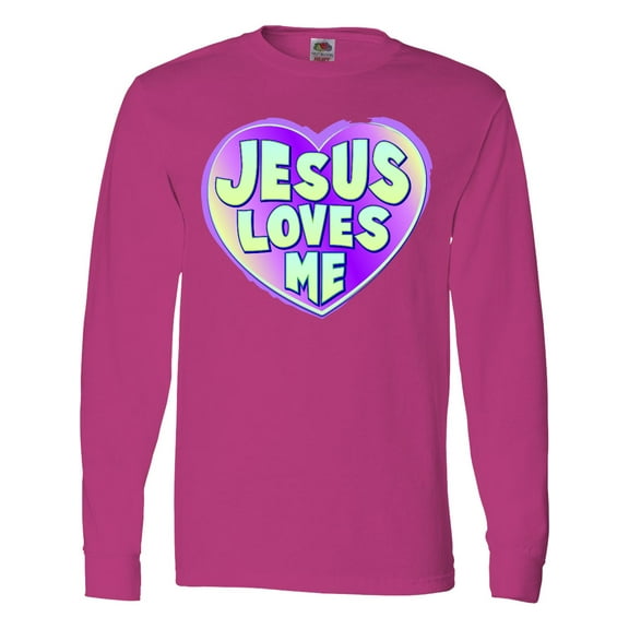 Inktastic Jesus Loves Me Long Sleeve T-Shirt
