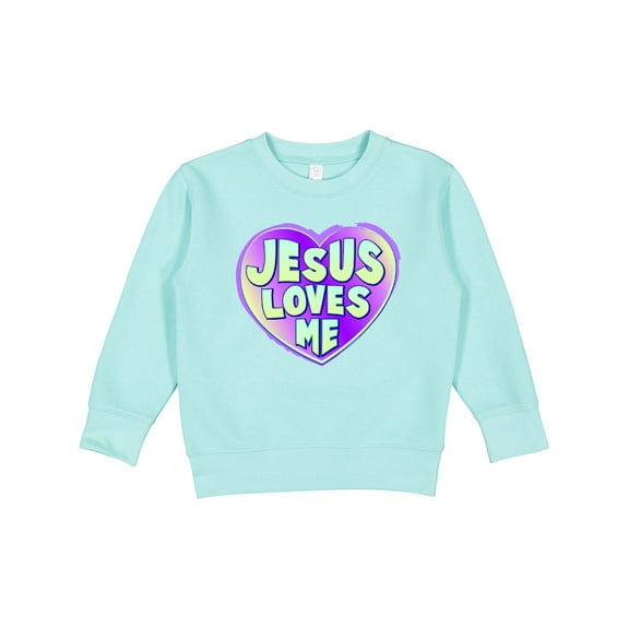 Inktastic Jesus Loves Me Toddler Sweatshirt