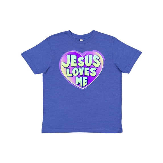 Inktastic Jesus Loves Me Youth T-Shirt