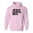 thumbnail image 1 of Inktastic Jesus Saves, Bro. Adult Hoodie Sweatshirt, 1 of 4