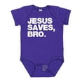 thumbnail image 1 of Inktastic Jesus Saves, Bro. Boys or Girls Baby Bodysuit, 1 of 5