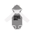 thumbnail image 1 of Inktastic Jesus Saves Bro Christian Boys or Girls Long Sleeve Baby Bodysuit, 1 of 5