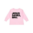 thumbnail image 1 of Inktastic Jesus Saves, Bro. Boys or Girls Long Sleeve Toddler T-Shirt, 1 of 5