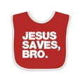 thumbnail image 1 of Inktastic Jesus Saves Bro Christian Boys or Girls Baby Bib, 1 of 4