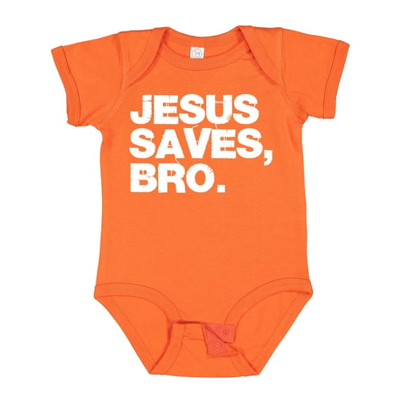 Inktastic Jesus Saves Bro Christian Boys or Girls Baby Bodysuit