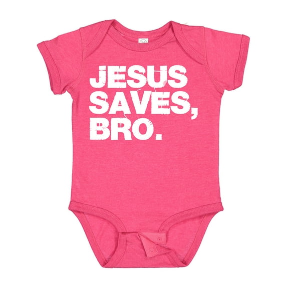 Inktastic Jesus Saves Bro Christian Boys or Girls Baby Bodysuit