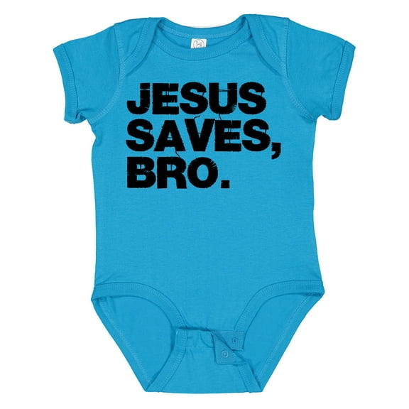 Inktastic Jesus Saves Bro Christian Boys or Girls Baby Bodysuit