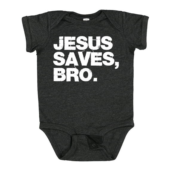 Inktastic Jesus Saves Bro Christian Boys or Girls Baby Bodysuit
