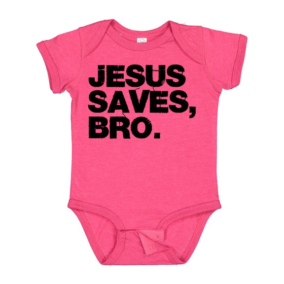 Inktastic Jesus Saves Bro Christian Boys or Girls Baby Bodysuit