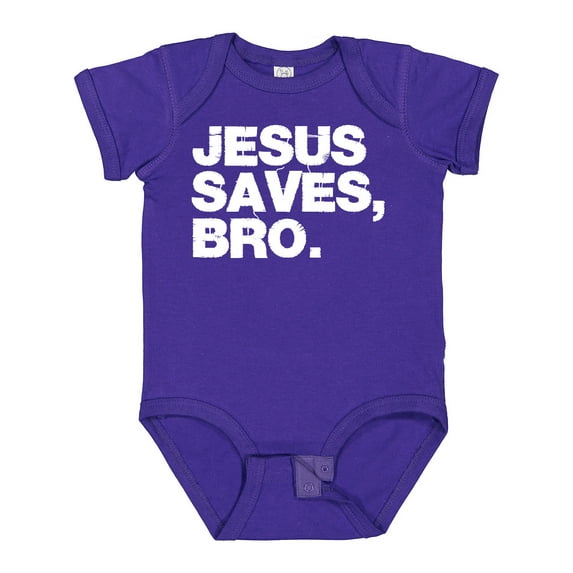 Inktastic Jesus Saves Bro Christian Boys or Girls Baby Bodysuit
