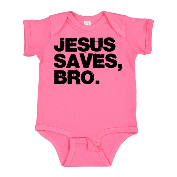 Inktastic Jesus Saves Bro Christian Boys or Girls Baby Bodysuit