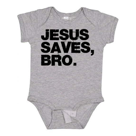 Inktastic Jesus Saves Bro Christian Boys or Girls Baby Bodysuit