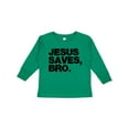 thumbnail image 1 of Inktastic Jesus Saves Bro Christian Boys or Girls Long Sleeve Toddler T-Shirt, 1 of 5