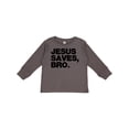 thumbnail image 1 of Inktastic Jesus Saves Bro Christian Boys or Girls Long Sleeve Toddler T-Shirt, 1 of 5