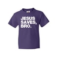 thumbnail image 1 of Inktastic Jesus Saves Bro Christian Youth T-Shirt, 1 of 5