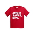 thumbnail image 1 of Inktastic Jesus Saves, Bro. Youth T-Shirt, 1 of 5