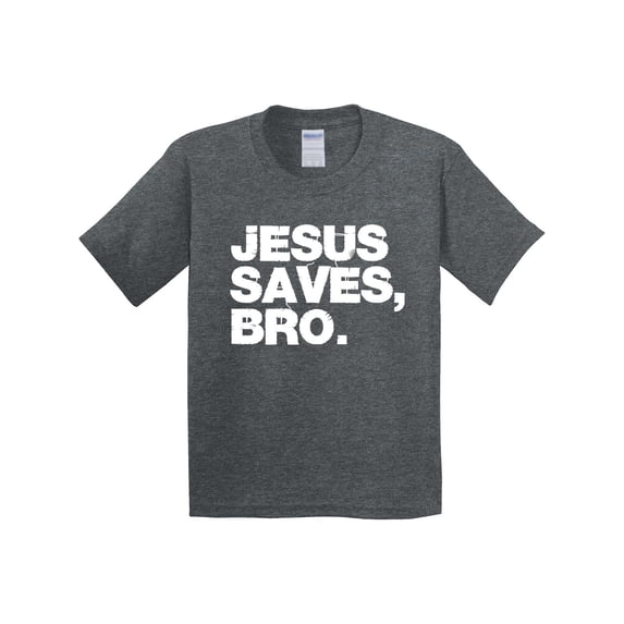 Inktastic Jesus Saves, Bro. Youth T-Shirt