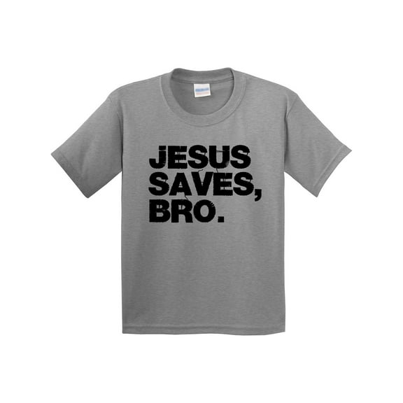 Inktastic Jesus Saves, Bro. Youth T-Shirt